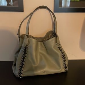 COACH Edie Olive Green Large Handbag